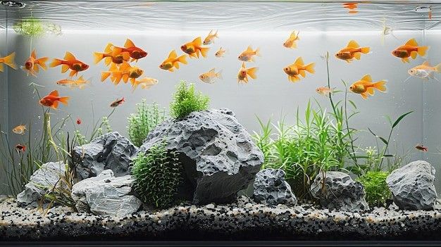 fish tank installation